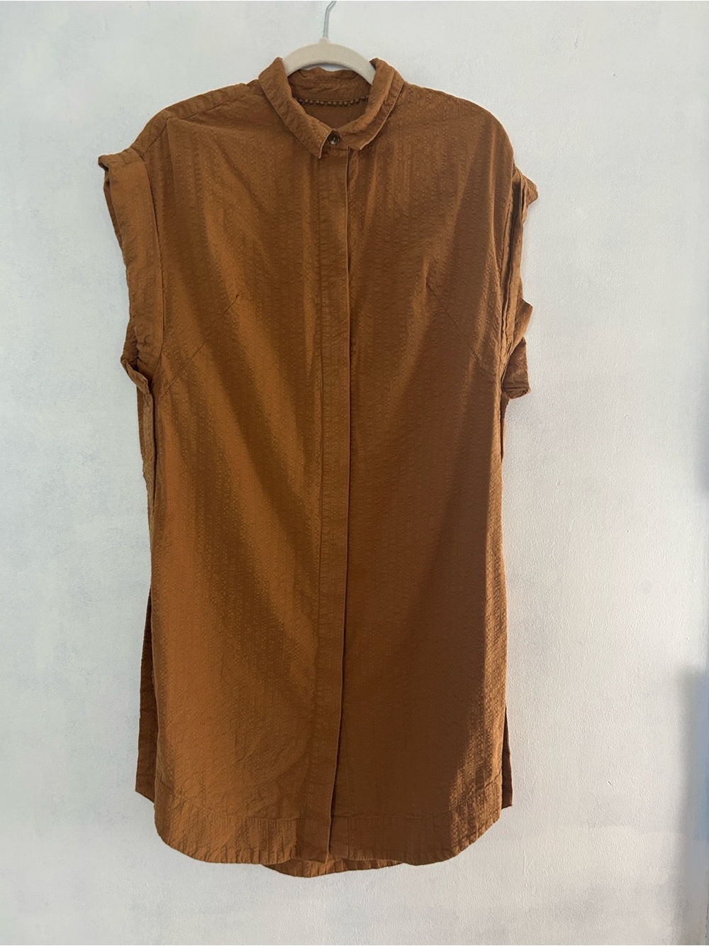 Maeve Sleeveless Button-Front/Side Tunic